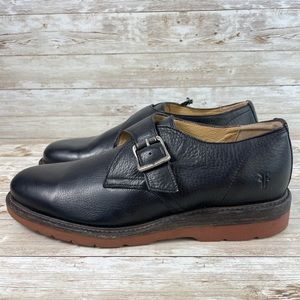 FRYE JIM WEDGE MONK STRAP-MENS 8.5